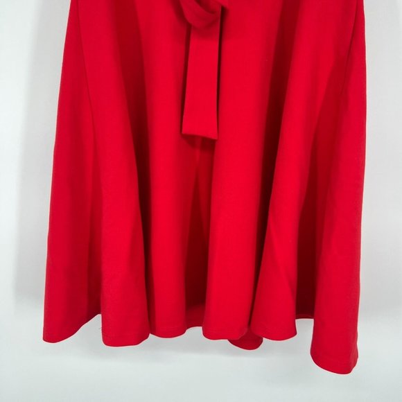 Revolve LPA Dress Off The Shoulder Red Cayenne Mini Skater - Picture 12 of 12